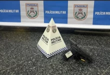 Pistola apreendida