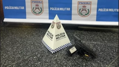 Pistola apreendida