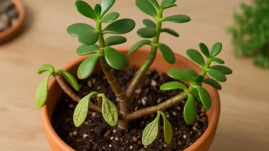 Planta jade 2 ações para recuperar folhas caídas ou enrugadas