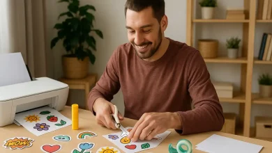 7 truques para criar adesivos personalizados em casa com ferramentas simples