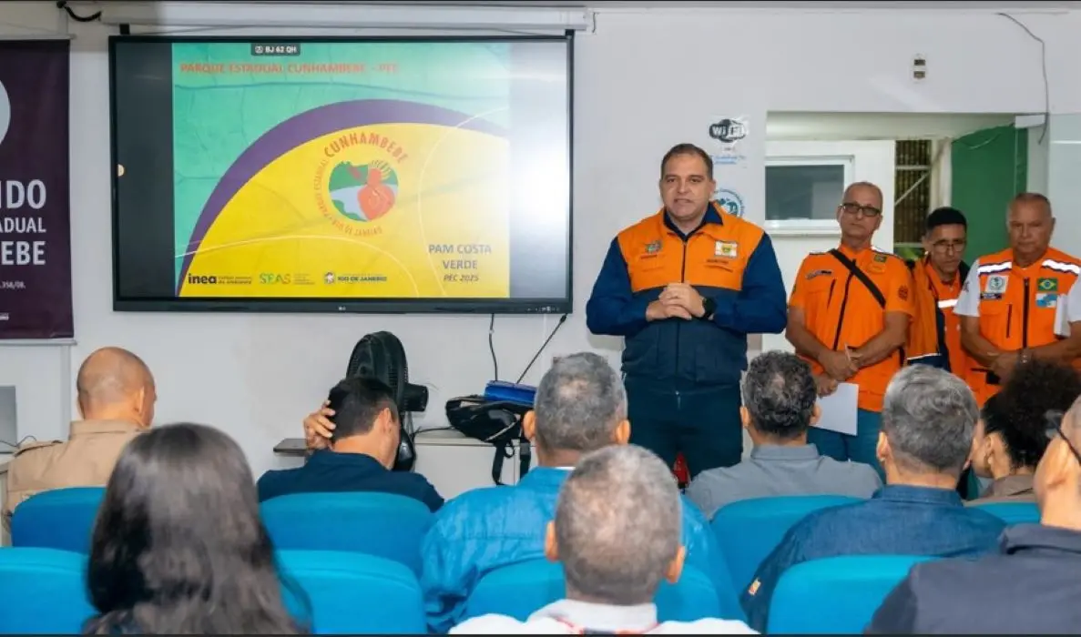 Coronel Rogério Escarani conduziu apresentação na reunião do PAM