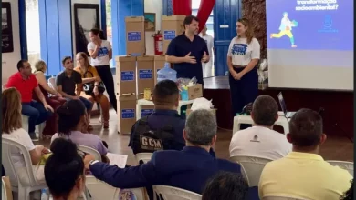 O prefeito Luiz Cláudio Ribeiro participa de evento de capacitação do Projeto Lixo Zero