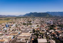 Foto panorâmica do Centro de Itaguaí