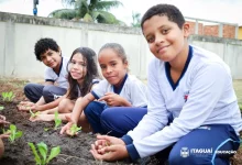 Alunos da Escola Municipal Professora Marinilde Siqueira Gonçalves participam ativamente do projeto