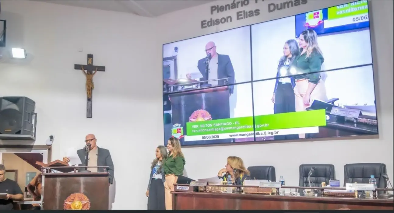 Vereador Nilton Santiago homenageia equipe da Secretaria de Meio Ambiente