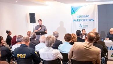 Prefeito Luiz Cláudio durante Reunião Participativa da ANTT