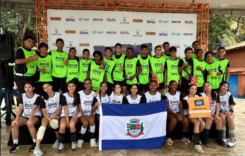 Atletas do núcleo esportivo da Secretaria de Esporte e Lazer