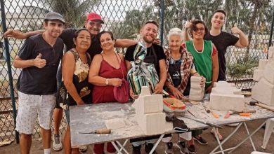 Workshop de escultura popular.