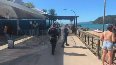 Agentes da Guarda Municipal e da Ordem Pública durante ação em Conceição de Jacareí