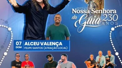 Cartaz oficial da Festa de Nossa Senhora da Guia 2025, em Mangaratiba