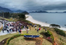 Vista privilegiada da orla do Sahy