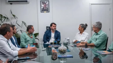 Prefeito de Mangaratiba, Luiz Claudio Ribeiro, se reúne com a vice-presidente Executiva de Sustentabilidade da Vale, Grazielle Parenti