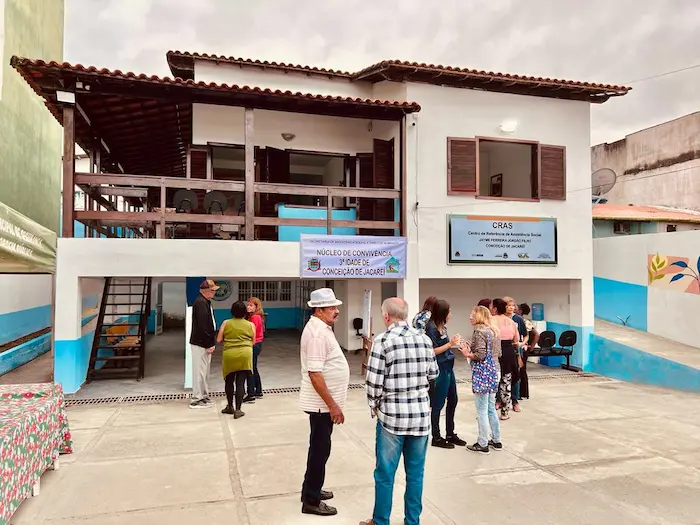 Fachada do Cras de Conceição de Jacareí