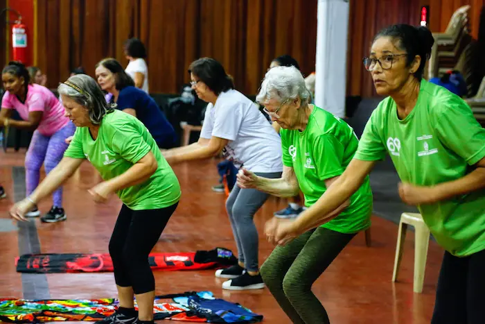 Idosos no projeto 60+