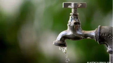 Torneira com pouca água