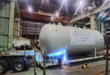 Vaso dessalgador fabricado pela Nuclep pronto para envio