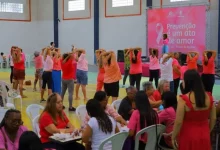 Abertura da 1ª Mobilização pela Saúde da Mulher, realizada no sábado (4), no Iate Clube de Itacuruçá