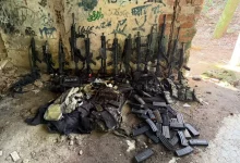 Arsenal apreendido por policiais em operação no Rio