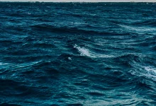 Oceano representando a economia azul