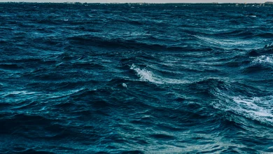 Oceano representando a economia azul