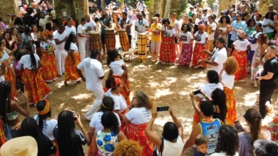 Roda de jongo reúne moradores e visitantes durante a 22ª Festa da Consciência Negra