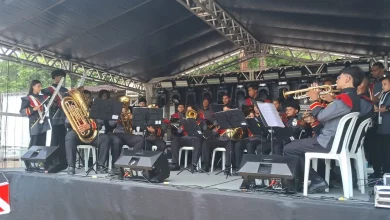 A Banda da Commil no palco