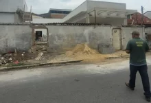 Equipe de Fiscalização Ambiental verifica obra irregular