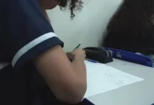 Estudante do ensino médio