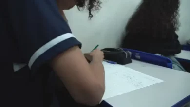 Estudante do ensino médio