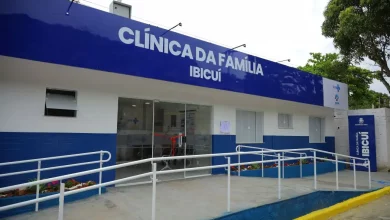 Fachada da nova Clínica da Família de Ibicuí