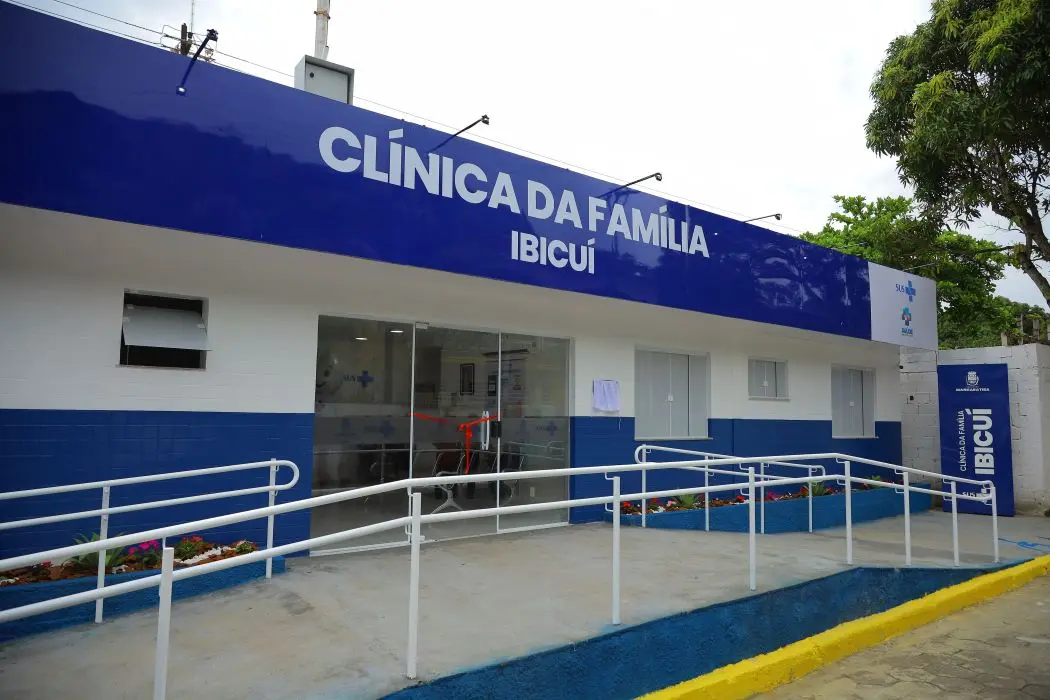 Fachada da nova Clínica da Família de Ibicuí