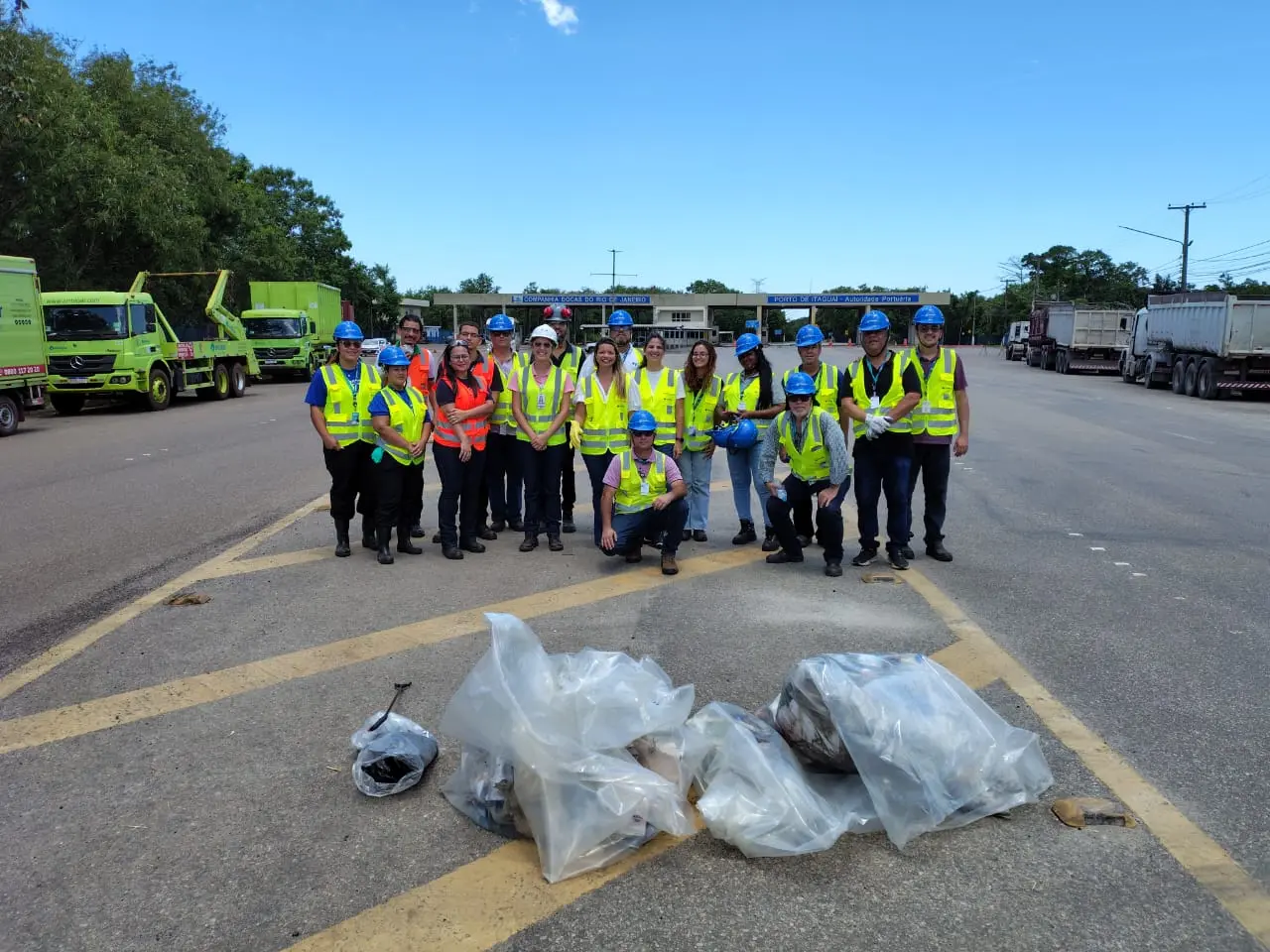Mutirão contra a dengue no Porto de Itaguaí