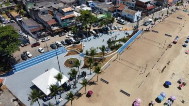 Vista aérea da Arena Esportiva de Conceição de Jacareí