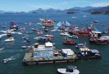 Mar de Mangaratiba em um grande circuito de folia