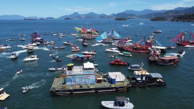 Mar de Mangaratiba em um grande circuito de folia