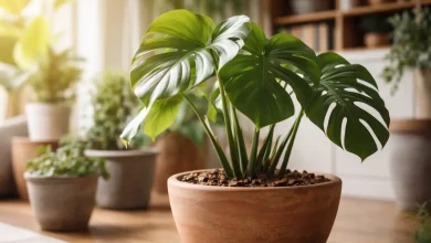 Costela-de-adão o resultado de 4 tipos de vaso que decidem o tamanho final da planta