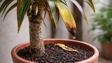 Dracena-marginata 6 sinais de excesso de água que surgem antes do apodrecimento