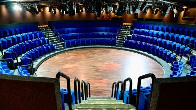 Espaço cultural preparado para receber espetáculos de teatro, dança, música e outras linguagens artísticas