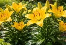 3 cuidados no plantio do lírio-amarelo que favorecem flores mais duráveis e impedem queda precoce das pétalas