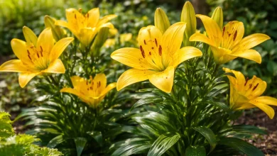 3 cuidados no plantio do lírio-amarelo que favorecem flores mais duráveis e impedem queda precoce das pétalas