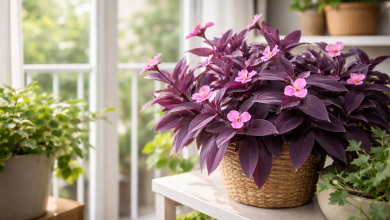 3 posições estratégicas que mantêm o lírio-roxo florido mesmo em varandas fechadas