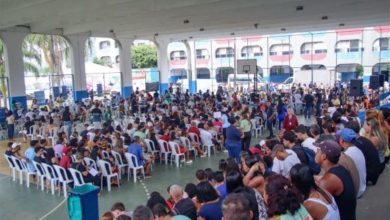 Quadra do Ciepe lotada