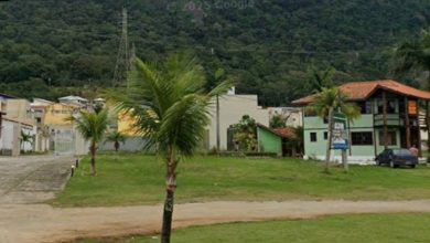Entrada do condomínio em Itacuruçá