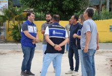 Prefeito Luiz Cláudio esteve na Orla de Muriqui com a equipe técnica da Prefeitura