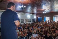 Prefeito Luiz Cláudio discursou durante a cerimônia