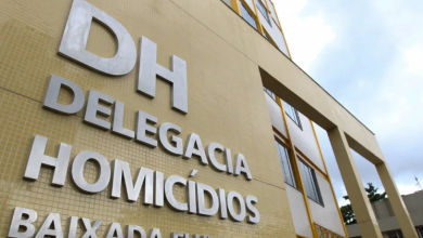 Prisão de homem preso após matar vizinho a pauladas em Itaguaí foi realizada por policiais da Delegacia de Homicídios da Baixada Fluminense (FOTO: REPRODUÇÃO).