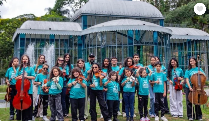 Orquestra Jovem de Itaguaí lança vaquinha virtual e se prepara para turnê italiana (FOTO: DIVULGAÇÃO).