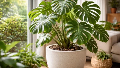 Costela-de-adão o tipo de vaso define cedo o tamanho final da planta e não permite correção