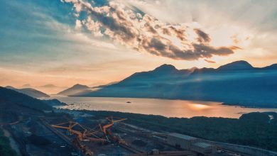 Imagem panorâmica do Porto Sudeste