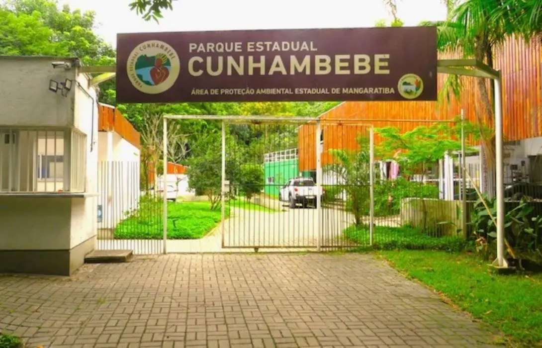 Entrada do Parque Estadual Cunhambebe, na Costa Verde